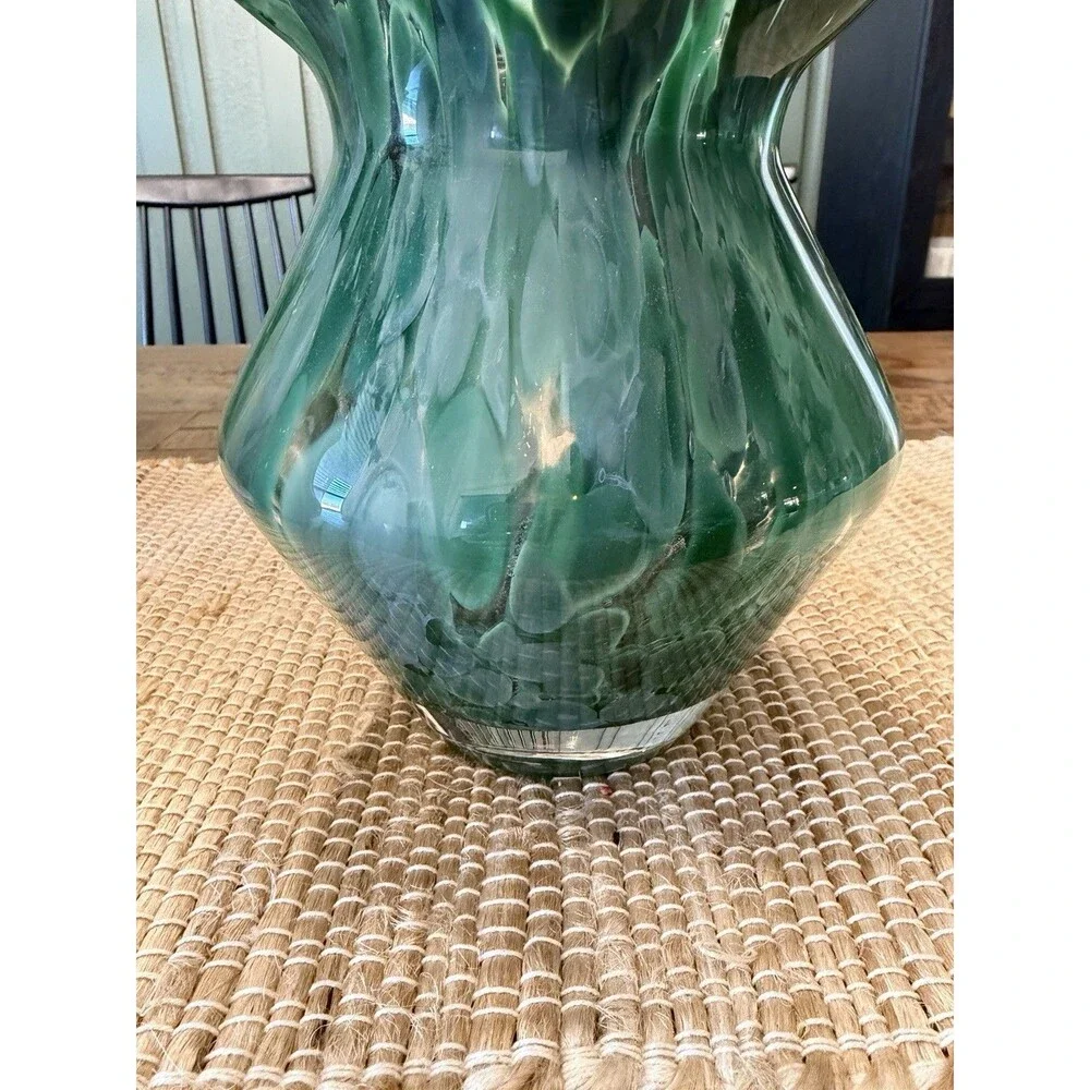 Large Ruffle Glass Vase - Threshold NEW RARE